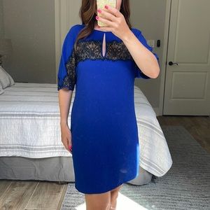 BCBG Blue Mini Dress size S